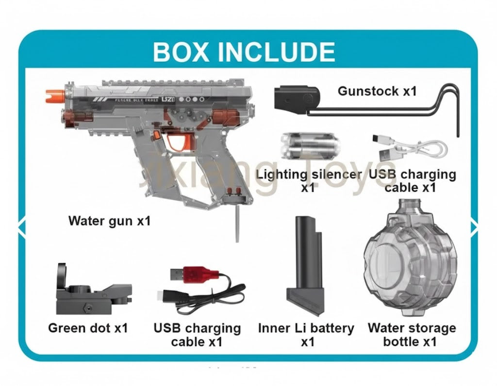 Pistola de Agua Eléctrica – Diversión Extrema sin Esfuerzo