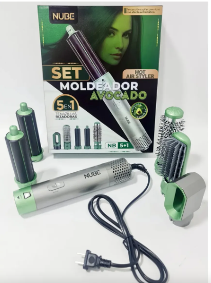 CEPILLO 5 EN 1 DE AGUACATE