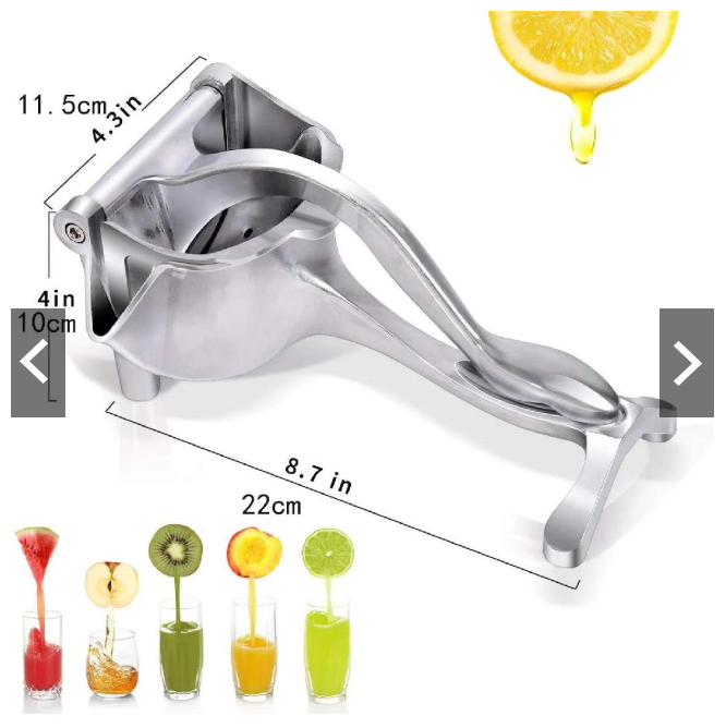 Exprimidor Manual Multiuso para Frutas – Jugo Fresco sin Esfuerzo
