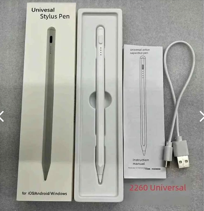 Lápiz Óptico Recargable Negro – Precisión Total en Cada Trazo