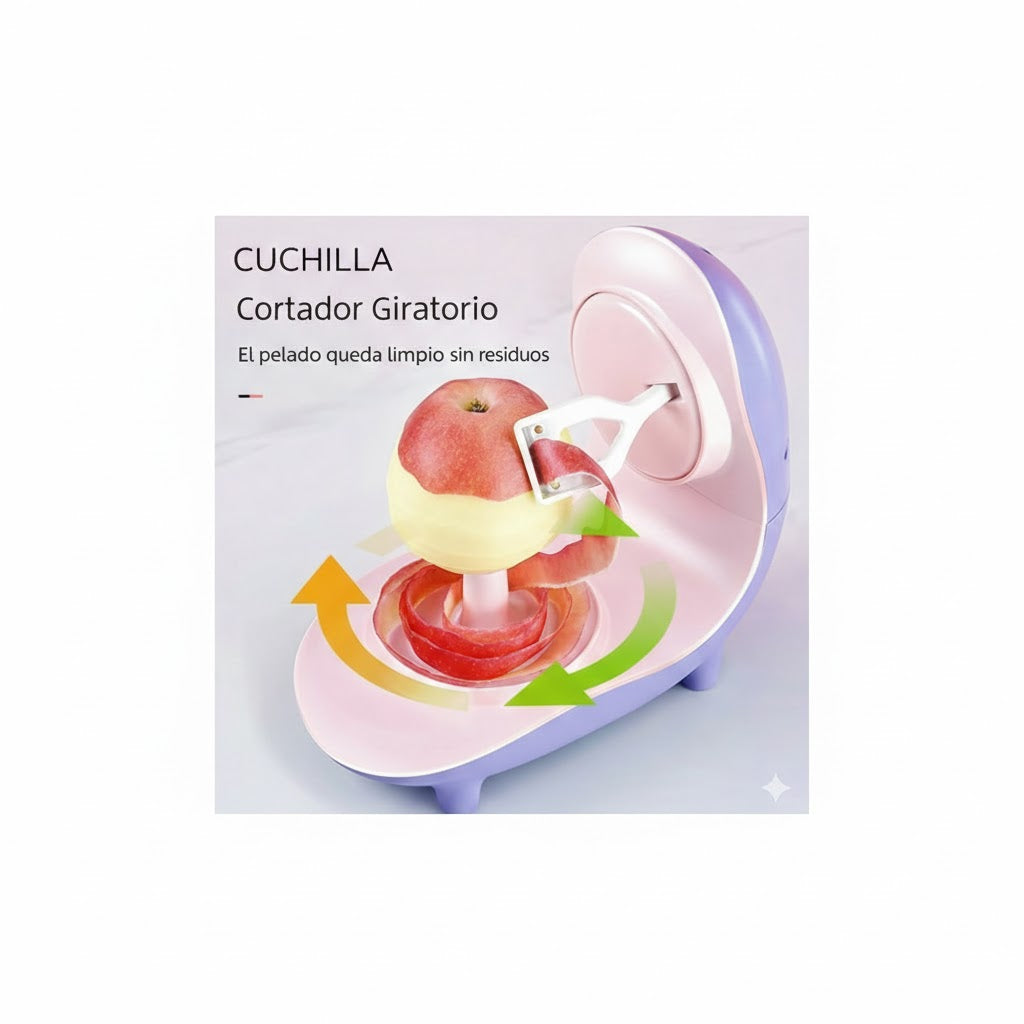 Pelador Automático de Frutas y Verduras – Rápido y Sin Esfuerzo