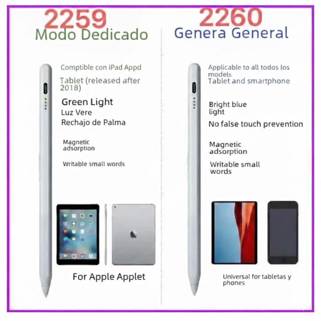 Lápiz Óptico Recargable Negro – Precisión Total en Cada Trazo